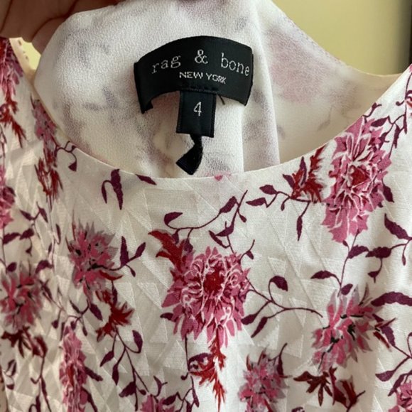 Rag & Bone Eva Floral Camisole Size 4 - Picture 6 of 6